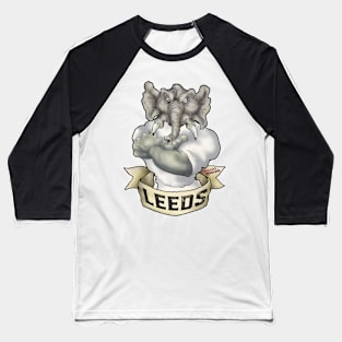 Leeds United Elephant Mascot Baseball T-Shirt